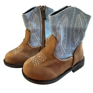 Toddler Western Cowboy Boots By Cozy Cub US‎ 4.5 NWB
